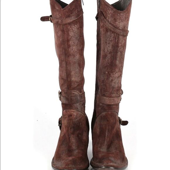 AFEF Shoes - AFEF Disstressed Cowboy Boots